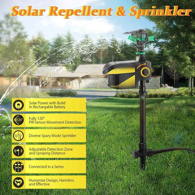 Solar Tierabwehr-Sprinkler