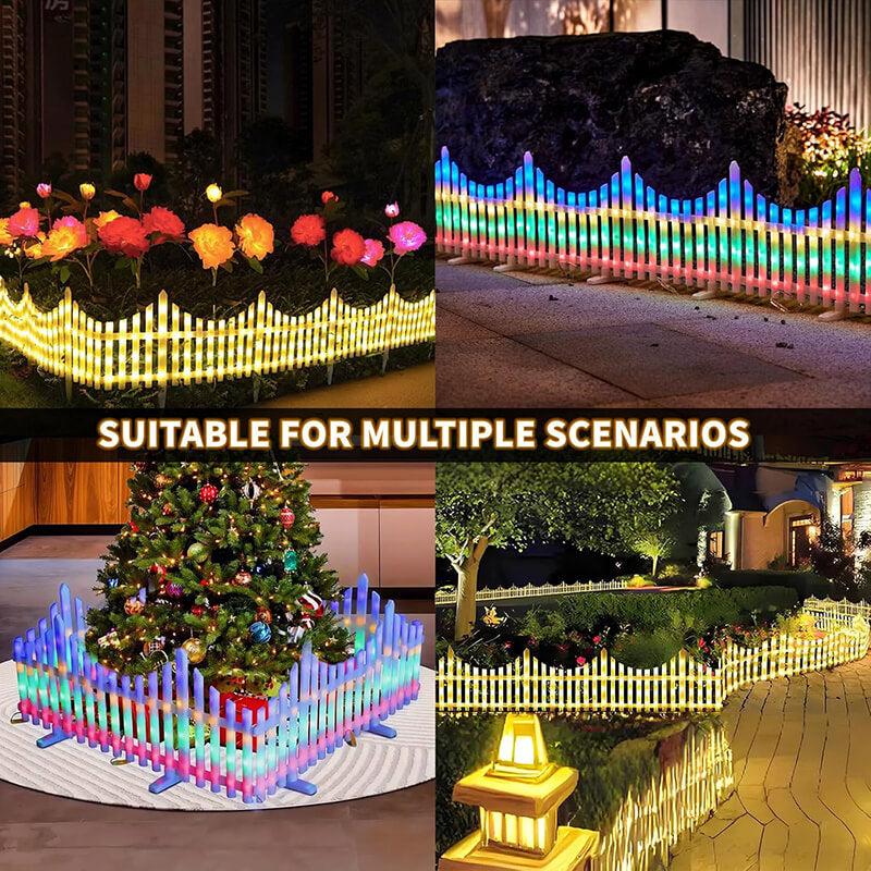 Colored and warm white only suitable for various holiday decorations, adding festive atmosphere, but also suitable for gardens, lawns, terraces, living rooms, restaurants, hotels, flower shops, weddings and parties. Suitable for all seasons, adding dreamy and romantic atmosphere.