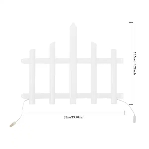 iToolMax 8 Pack Solar Garden Fence Light