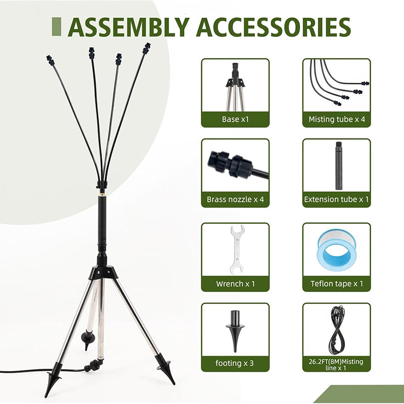 iToolMax Outdoor Standing Misters with Tripod