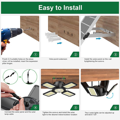 iToolmax 1500LM Solar Shed Light
