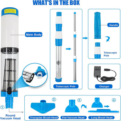 iToolmax 3 in 1 Cordless Rechargeable Pool Vacuum Cleaner
