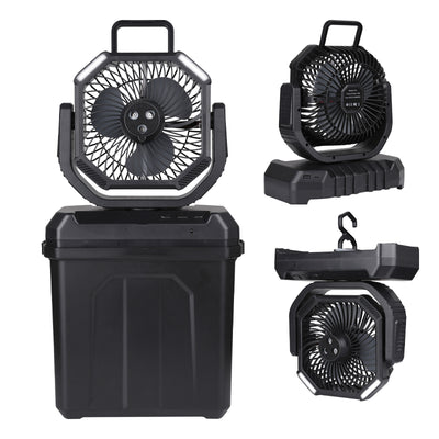 iToolmax 4 in 1 Mist Camping Fan with 6L Bucket