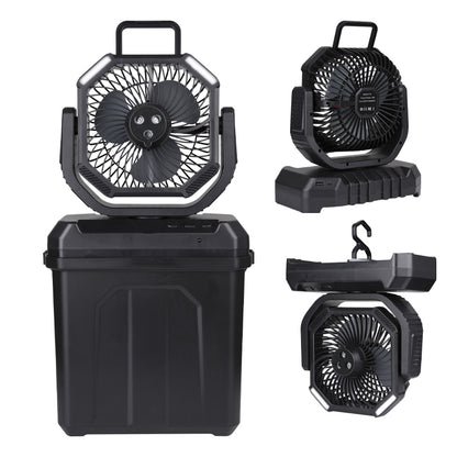 iToolmax 4 in 1 Mist Camping Fan with 6L Bucket