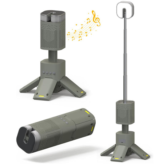 iToolmax Telescopic Camping Light with Speaker