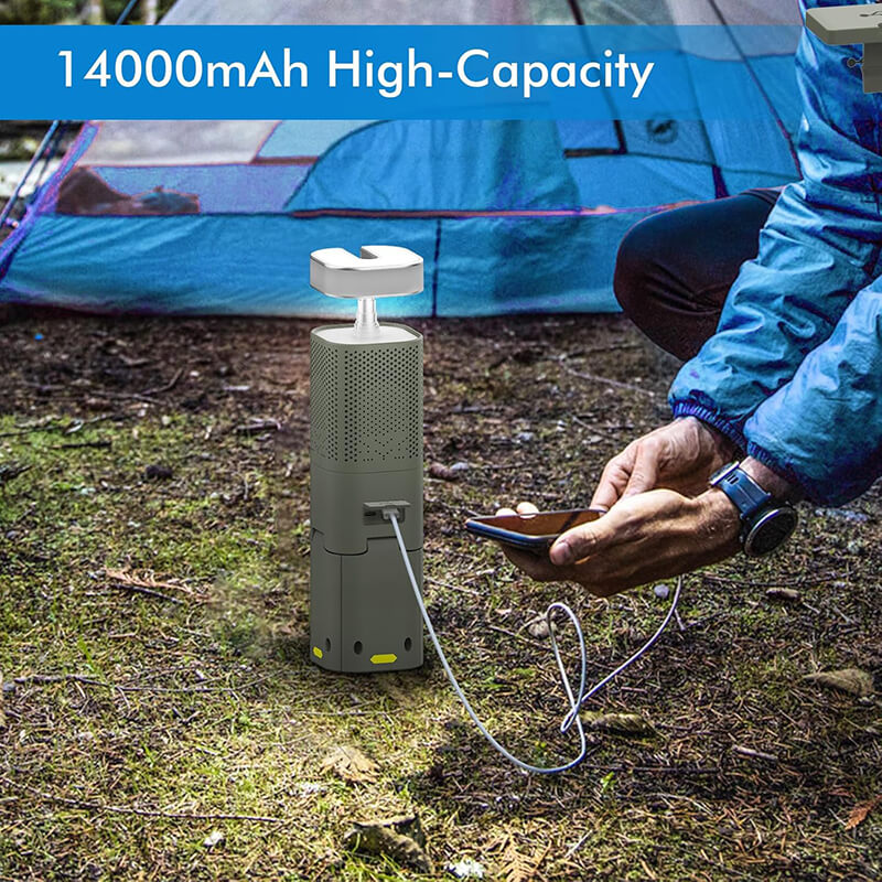 iToolmax Telescopic Camping Light with Speaker