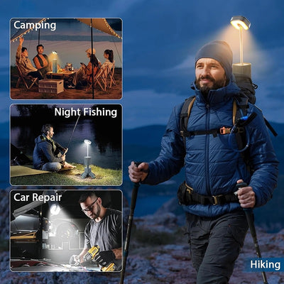 iToolmax Telescopic Camping Light with Speaker