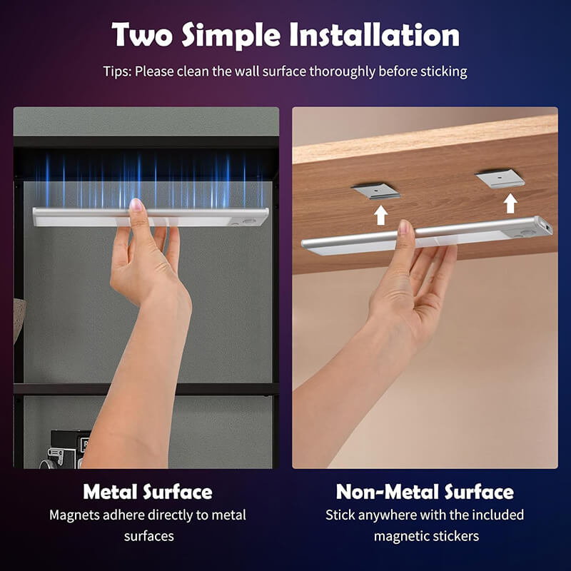 Magnetic Removable Stick-On Anywhere  RGB LED Cabinet Lighting