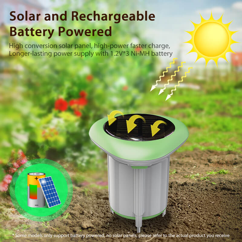 Powered by the sun, this smart soil sensor runs sustainably with no need for constant battery changes. Plus, the built-in rechargeable battery ensures 24/7 performance—even on cloudy days. Eco-friendly, low-maintenance, and always ready to go!