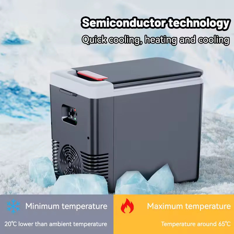 Utilizando tecnologia de semicondutores, oferece funções de resfriamento e aquecimento. Resfria rapidamente de 25°C a 0°C em 20 minutos, mantendo suas bebidas geladas no verão. No inverno, o modo de aquecimento pode atingir uma temperatura máxima de 65°C. Uma chave para escolher entre bebidas geladas ou quentes.