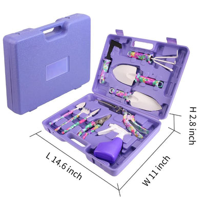 itoolmax 10 pcs garden tool set size chart