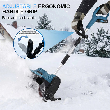 itoolmax 12 inch cordless snow shovel adjustable handle angle new mode