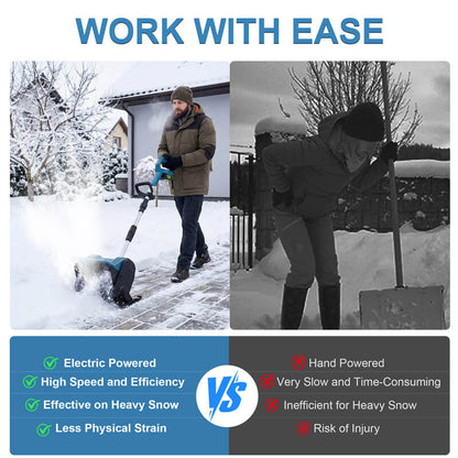 itoolmax 12 inch cordless snow shovel release backpaint new mode