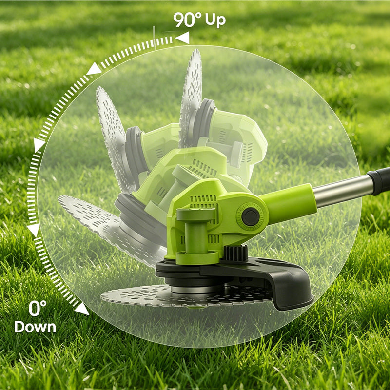 itoolmax 12 inch electric weed wacker adjustable head