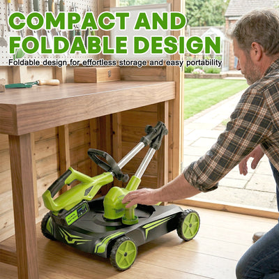 itoolmax 12 inch electric weed wacker compact