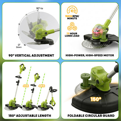 itoolmax 12 inch electric weed wacker advantaged