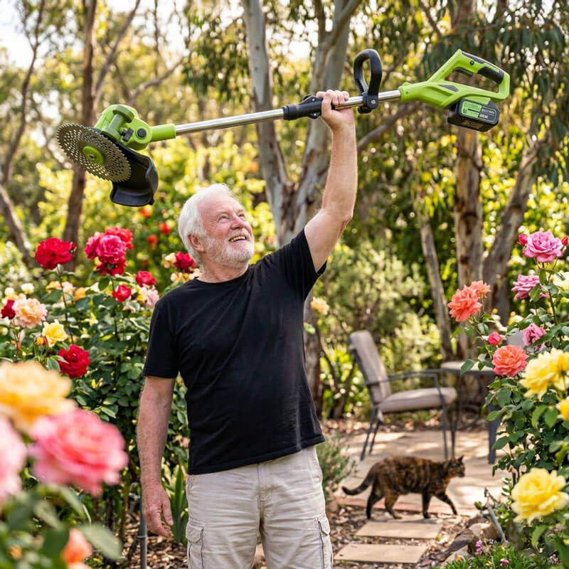 itoolmax 12inches electric weed wacker review