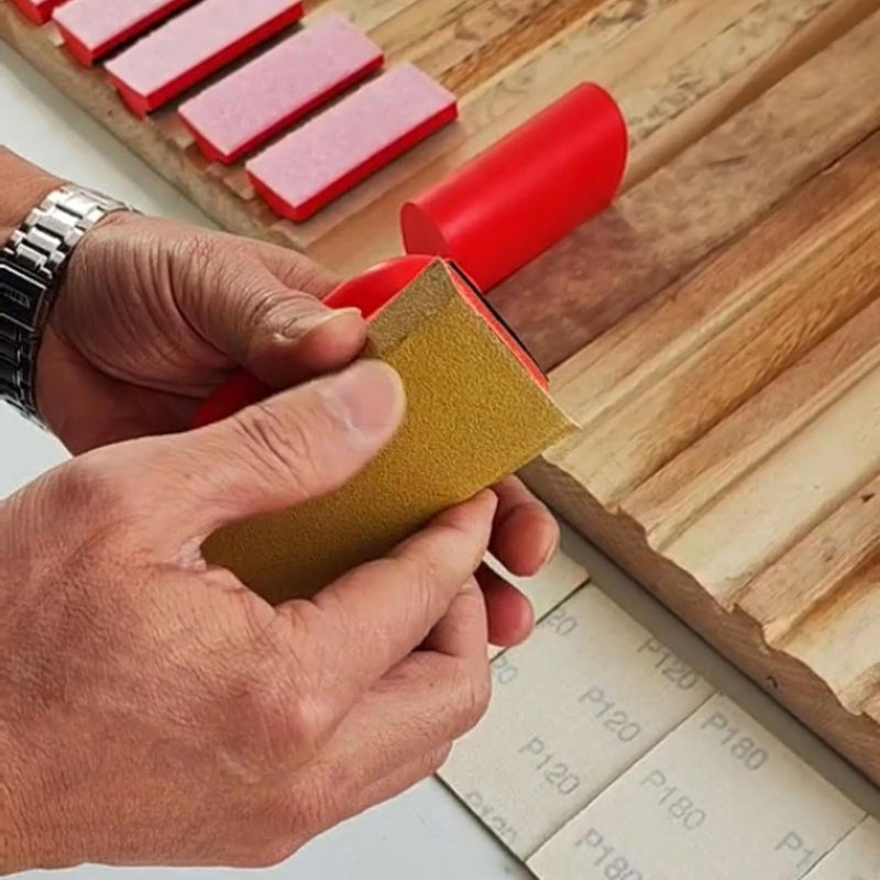 itoolmax 16pcs hand sanding block set easy to use