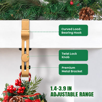 itoolmax 2 in 1 adjustable christmas garland product metal bracket