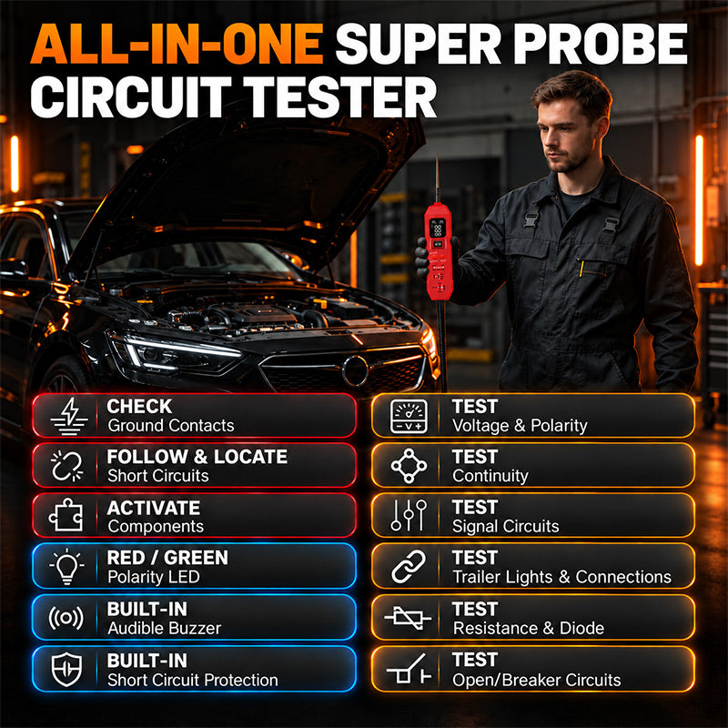 itoolmax 2 in 1 automotive circuit tester product multifunctional testing