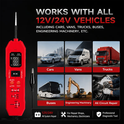itoolmax 2 in 1 automotive circuit tester works with all vehicles