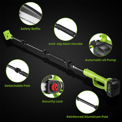 itoolmax 2 in 1 chainsaw with pole saw kit  more details