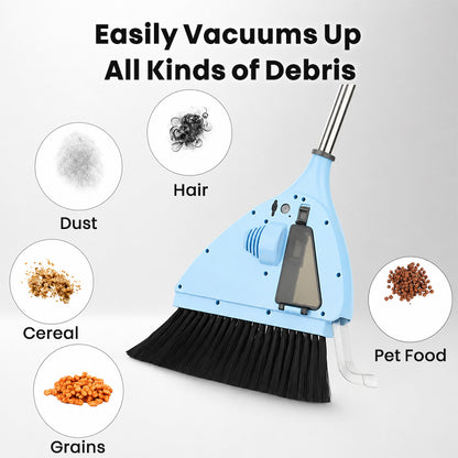 itoolmax 2 in 1 cordless electric broom vacuum cleaing floor