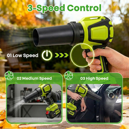 itoolmax 2 in 1 cordless leaf blower vacuum with 3 speed control