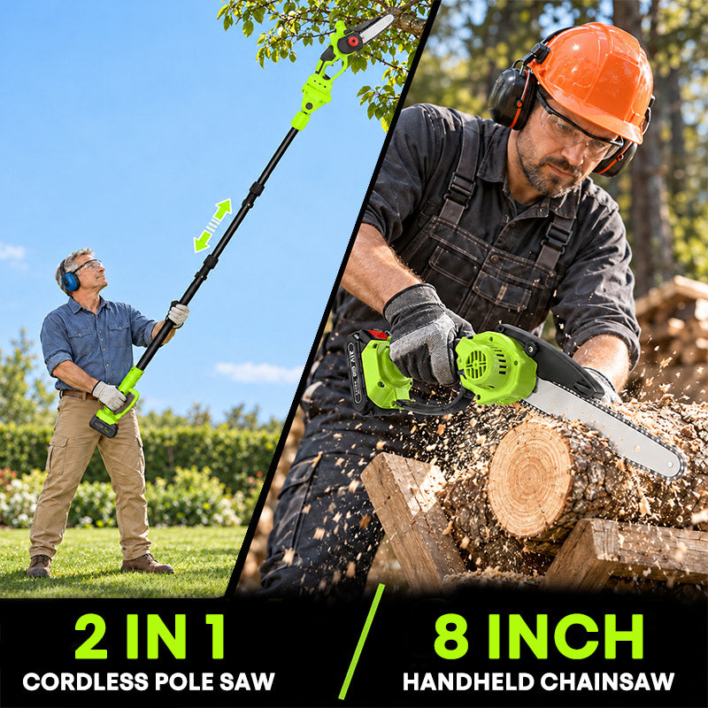 itoolmax 2 in 1 cordless pole chainsaw