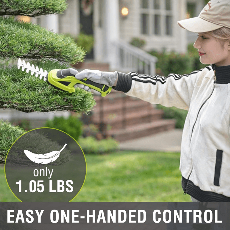 itoolmax 2 in 1 cordless shears and hedge trimmer easy one hand control