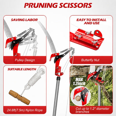 itoolmax 2 in 1 tree trimmer advantages