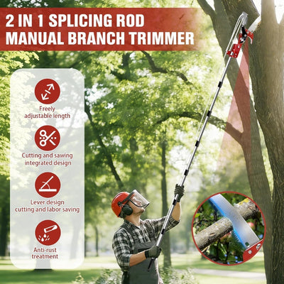 itoolmax 2 in 1 tree trimmer manual branch trimmer