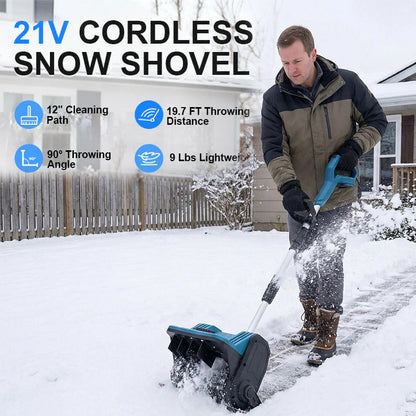 itoolmax 21v 12 inch cordless snow shovel new mode