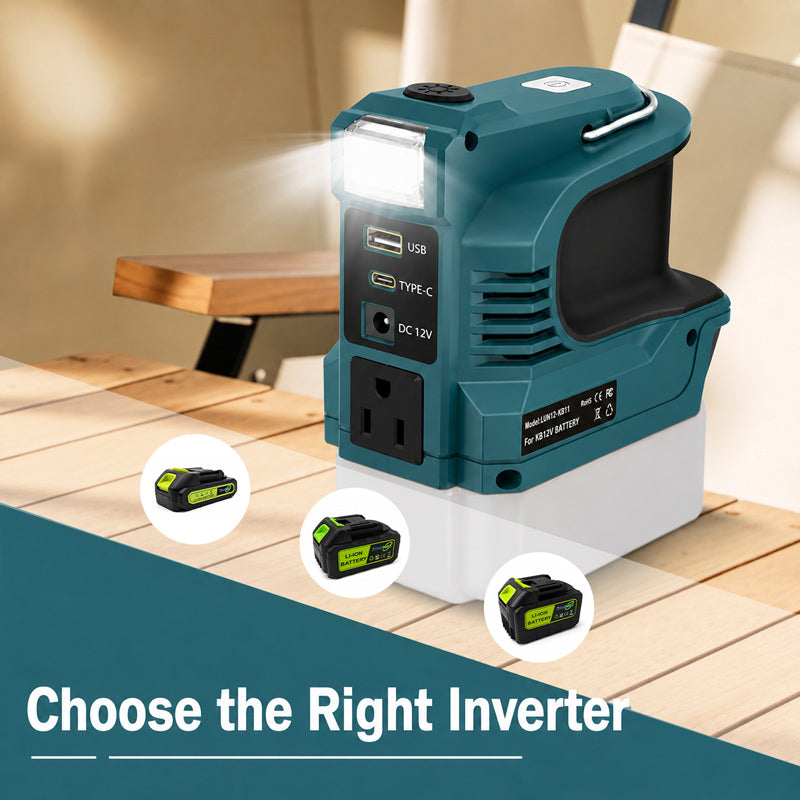 itoolmax 220w portable power inverter choose the right battery