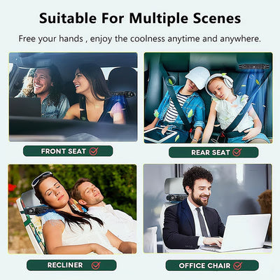 itoolmax 2pcs portable ac for car for multiple scenes