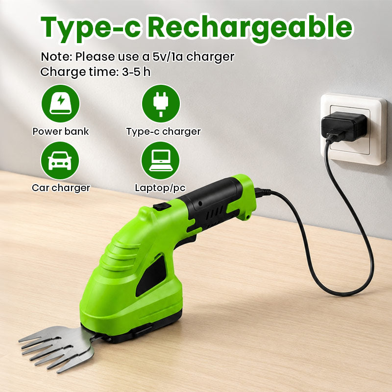 itoolmax 3 in 1 cordless rechargebale hedge trimmer grass shear