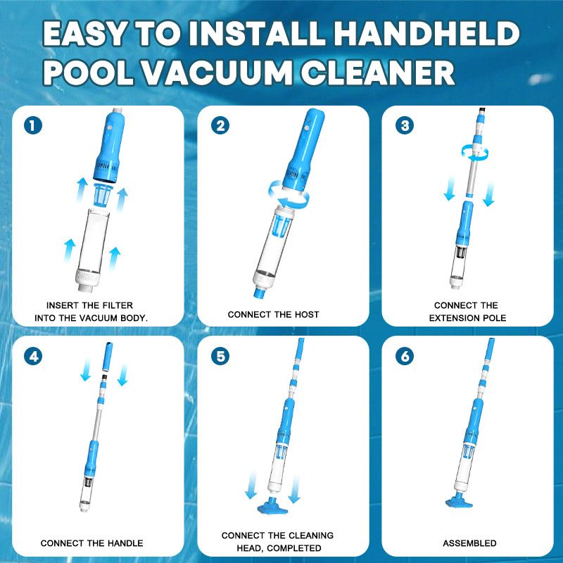 itoolmax 3 in 1 pro cordless pool vacuum cleaner how to install