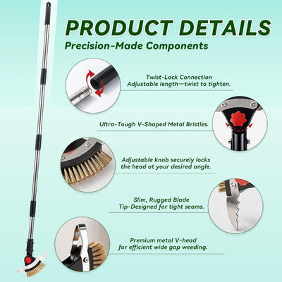 itoolmax 3 in 1 weed puller tool product details