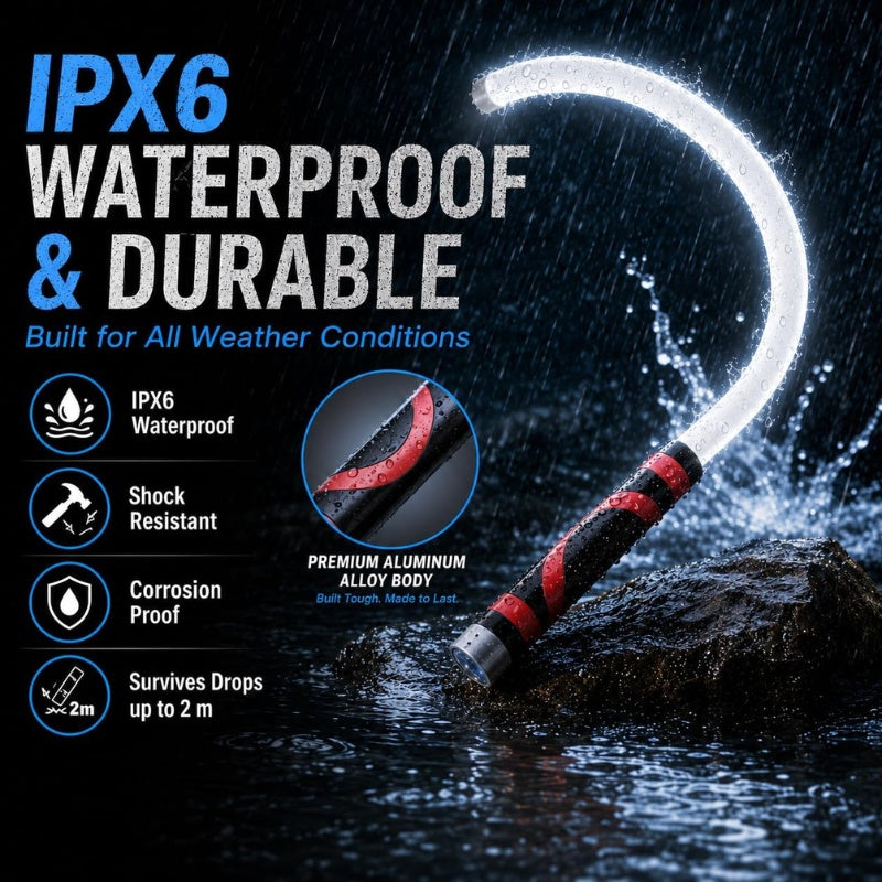 itoolmax 30 inch flexible led light waterproof