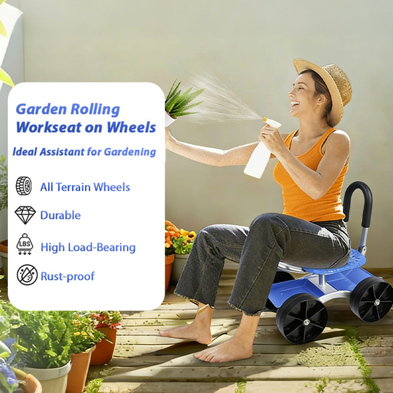 itoolmax 360 degree rotating gardening seat