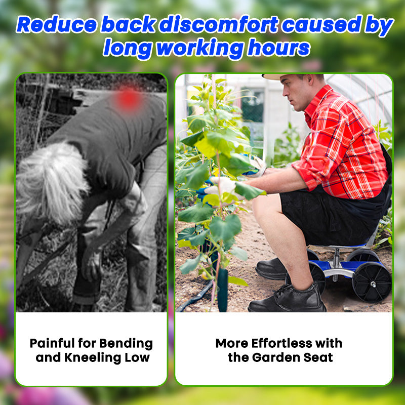 itoolmax 360 degree rotating gardening seat vs other garden seat