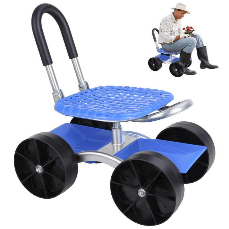 itoolmax 360 degree rotating gardening seat