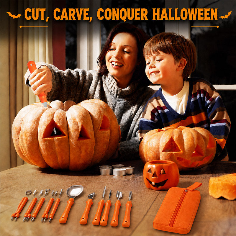 itoolmax 36pcs pumpkin carving kit conquer halloween