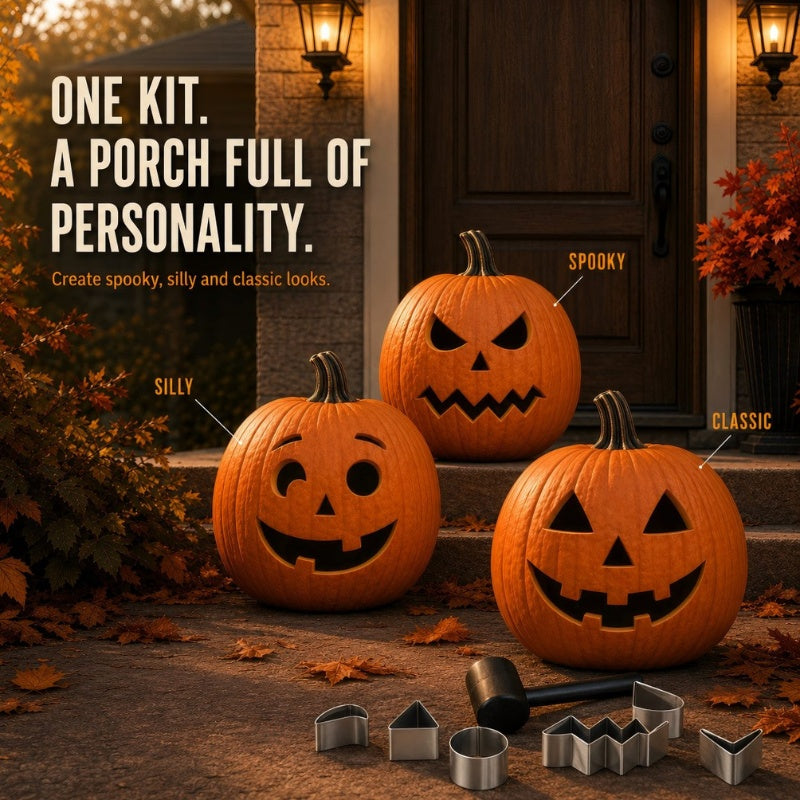 itoolmax 36pcs pumpkin carving kit create spooky looks