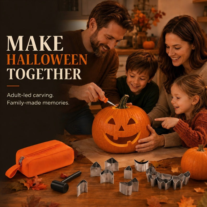itoolmax 36pcs pumpkin carving kit make halloween together