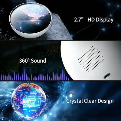 iToolMax 3D Crystal Ball Video Player Supports WiFi Key Features