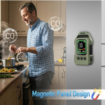 itoolmax 4 in 1 carbon monoxide detector magnetic panel design