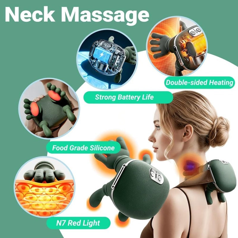 itoolmax 4d portable neck and shoulder massager features