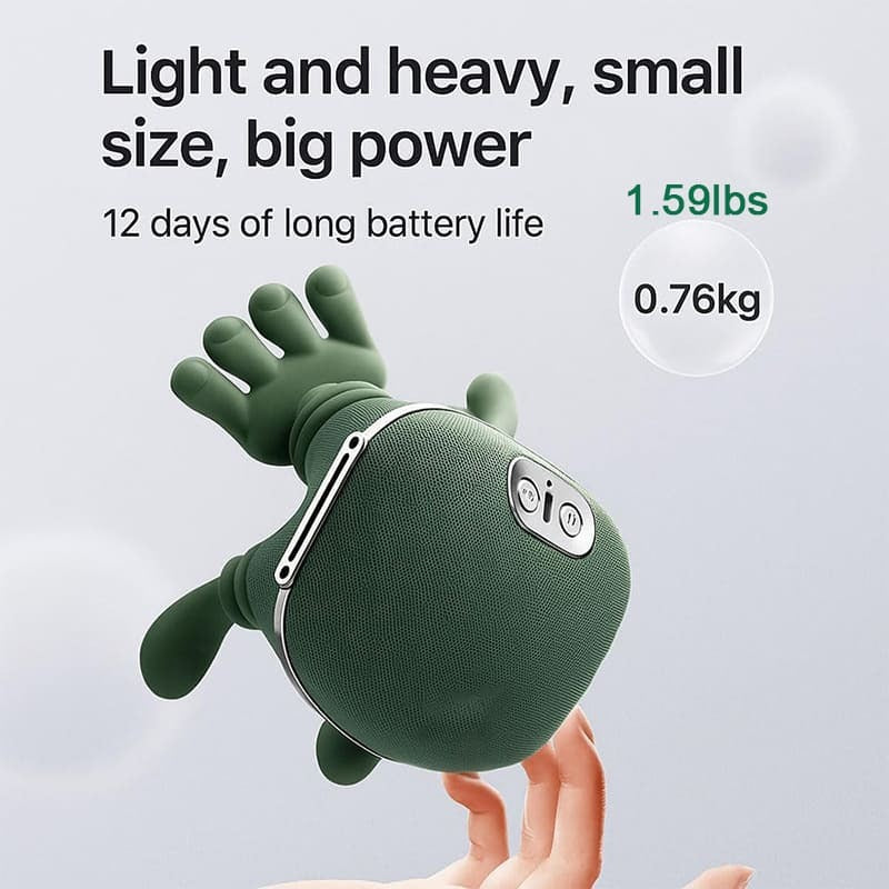itoolmax 4d portable neck and shoulder massager light
