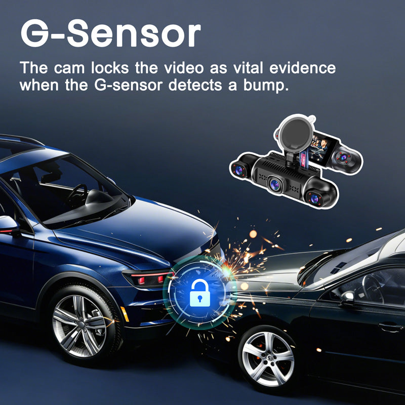 itoolmax 5 channel 360 dash camera g-sensor